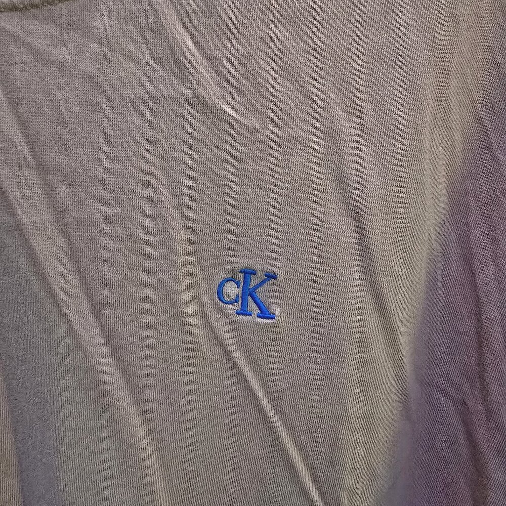 Calvin Klein Archive Logo Relaxed Crewneck T-shirt in Light Mahogany 100% Cotton - Picture 2 of 16